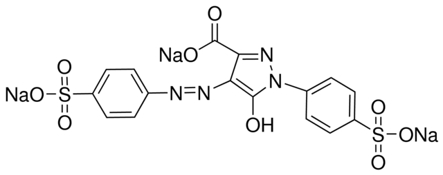 Tartrazine Dye Content 85 T0388 100G SIGMA ALDRICH SLS