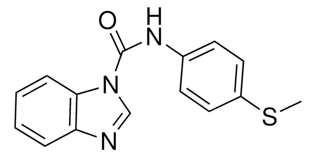 1 N 4 METHYLTHIO PHENYL CARBAMOYL BENZIMIDAZOLE AldrichCPR Sigma