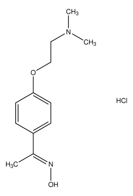 E Dimethylamino Ethoxy Phenyl Ethanone Oxime Hydrochloride