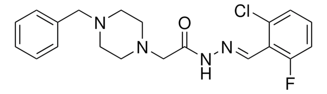 2 4 BENZYL 1 PIPERAZINYL N 2 CHLORO 6 FLUOROBENZYLIDENE