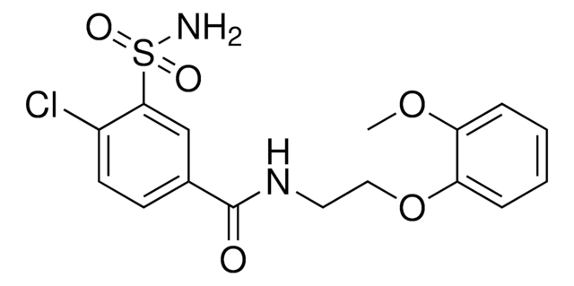 3 AMINOSULFONYL 4 CHLORO N 2 2 METHOXYPHENOXY ETHYL BENZAMIDE