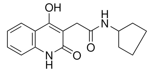 N CYCLOPENTYL 2 4 HYDROXY 2 OXO 1 2 DIHYDRO QUINOLIN 3 YL ACETAMIDE