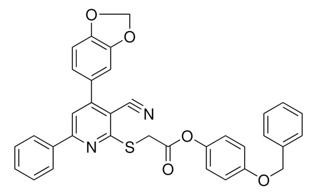 4 BENZYLOXY PHENYL 4 1 3 BENZODIOXOL 5 YL 3 CYANO 6 PHENYL 2