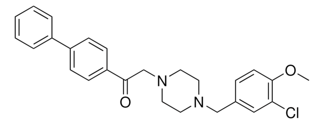 1 1 1 BIPHENYL 4 YL 2 4 3 CHLORO 4 METHOXYBENZYL 1 PIPERAZINYL