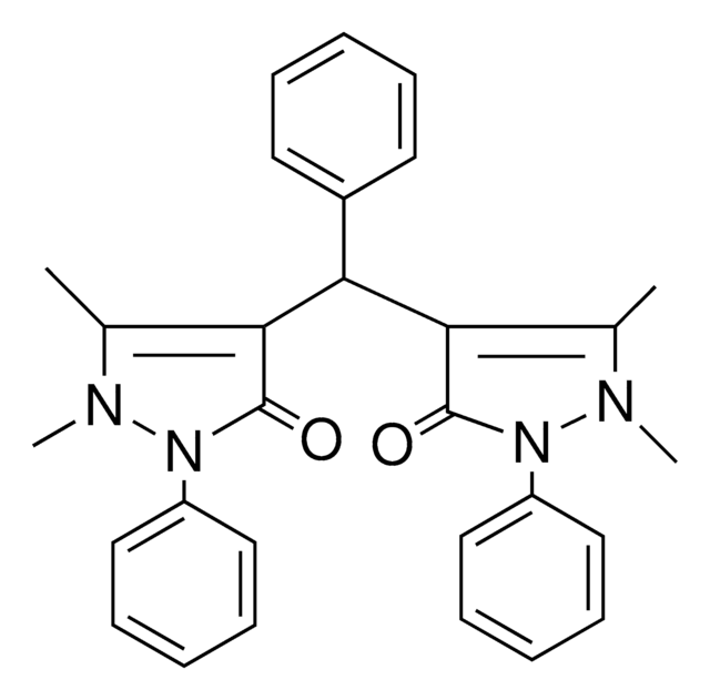 4 4 PHENYLMETHYLENE BIS 1 5 DIMETHYL 2 PHENYL 1H PYRAZOL 3 2H ONE