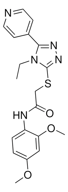 N 2 4 DIMETHOXYPHENYL 2 4 ETHYL 5 4 PYRIDINYL 4H 1 2 4 TRIAZOL 3