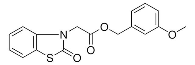 Oxo Benzothiazol Yl Acetic Acid Methoxy Benzyl Ester Aldrichcpr