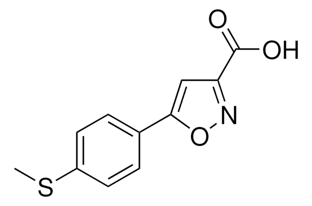 5 4 METHYLTHIO PHENYL 3 ISOXAZOLECARBOXYLIC ACID AldrichCPR Sigma