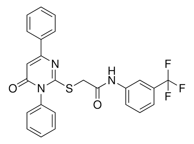 2 6 OXO 1 4 DI PH 1 6 DIHYDRO 2 PYRIMIDINYL THIO N 3 TRI F ME PH