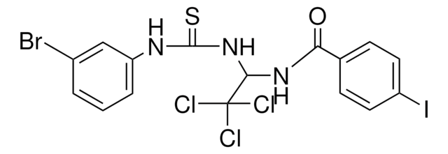 N 1 3 3 BROMO PHENYL THIOUREIDO 2 2 2 TRICHLORO ETHYL 4 IODO