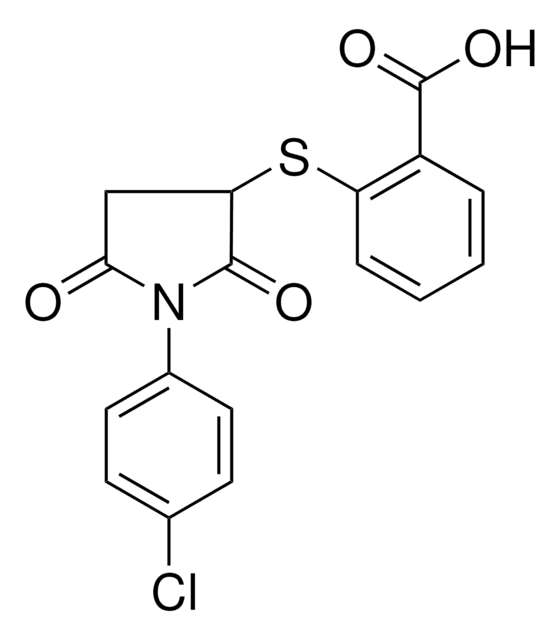 2 1 4 CHLORO PHENYL 2 5 DIOXO PYRROLIDIN 3 YLSULFANYL BENZOIC ACID