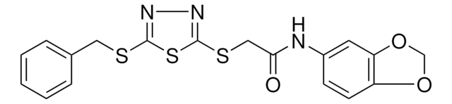 N Benzodioxol Yl Benzylthio Thiadiazol Yl Thio