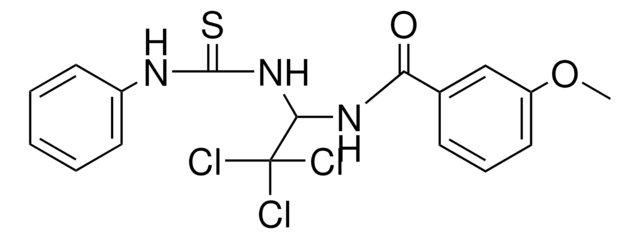 3 METHOXY N 2 2 2 TRICHLORO 1 3 PHENYL THIOUREIDO ETHYL BENZAMIDE