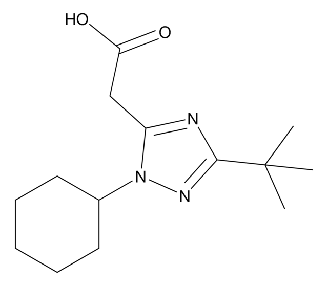 3 Tert Butyl 1 Cyclohexyl 1H 1 2 4 Triazol 5 Yl Acetic Acid AldrichCPR