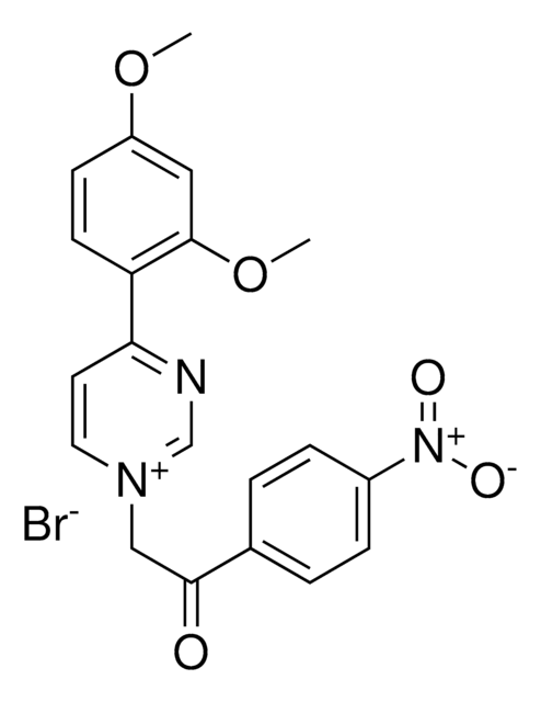 4 2 4 DIMETHOXY PH 1 2 4 NITRO PHENYL 2 OXO ETHYL PYRIMIDIN 1 IUM