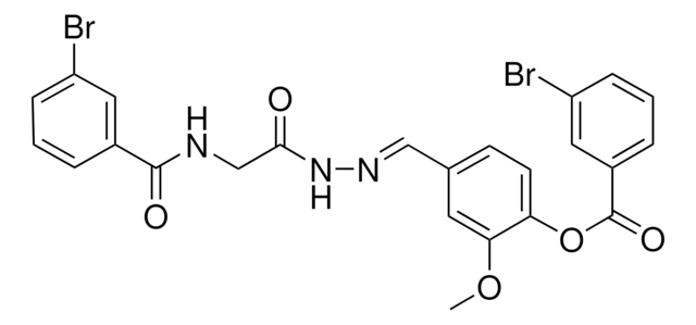 4 E 3 BROMOBENZOYL AMINO ACETYL HYDRAZONO METHYL 2