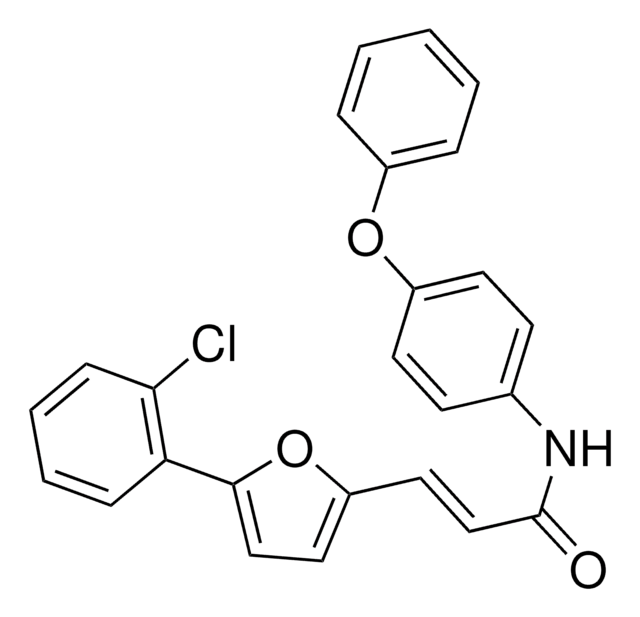 3 5 2 CHLOROPHENYL 2 FURYL N 4 PHENOXYPHENYL 2 PROPENAMIDE