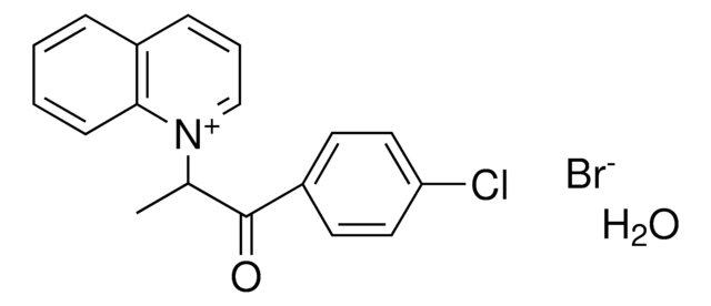 1 2 4 CHLORO PHENYL 1 METHYL 2 OXO ETHYL QUINOLINIUM BROMIDE