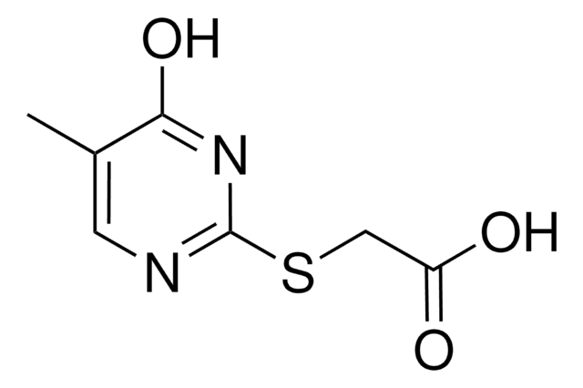 4 HYDROXY 5 METHYL 2 PYRIMIDINYL THIO ACETIC ACID AldrichCPR Sigma