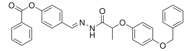 Benzyloxy Phenoxy Propanoyl Carbohydrazonoyl Phenyl