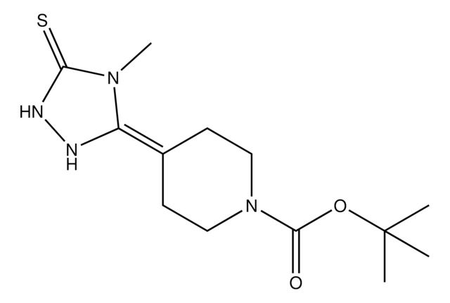 Tert Butyl 4 4 Methyl 5 Thioxo 1 2 4 Triazolidin 3 Ylidene Piperidine