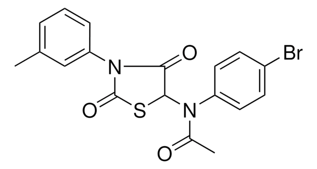 N 4 BROMO PHENYL N 2 4 DIOXO 3 M TOLYL THIAZOLIDIN 5 YL ACETAMIDE