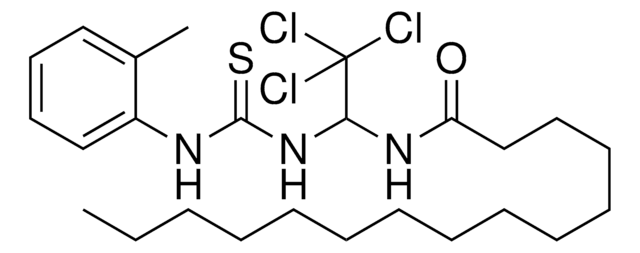 PENTADECANOIC ACID 2 2 2 TRICHLORO 1 3 O TOLYL THIOUREIDO ETHYL