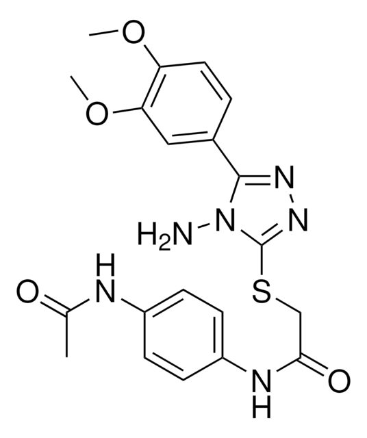 N 4 ACETYLAMINO PHENYL 2 4 AMINO 5 3 4 DIMETHOXYPHENYL 4H 1 2 4