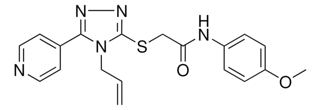 2 4 ALLYL 5 4 PYRIDINYL 4H 1 2 4 TRIAZOL 3 YL THIO N 4 MEO PH