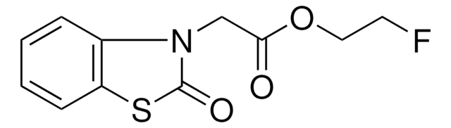 2 OXO BENZOTHIAZOL 3 YL ACETIC ACID 2 FLUORO ETHYL ESTER AldrichCPR