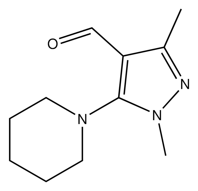 1 3 Dimethyl 5 1 Piperidinyl 1H Pyrazole 4 Carbaldehyde AldrichCPR