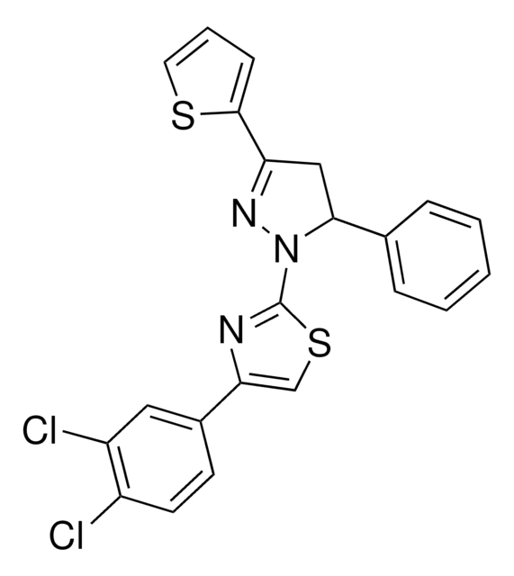 4 3 4 DICHLOROPHENYL 2 5 PHENYL 3 2 THIENYL 4 5 DIHYDRO 1H PYRAZOL