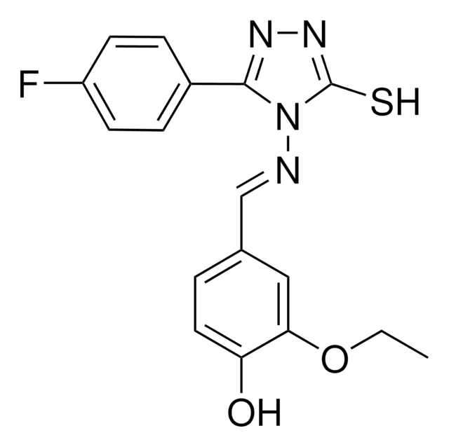 2 ETHOXY 4 3 4 F PH 5 MERCAPTO 4H 1 2 4 TRIAZOL 4 YL IMINO METHYL