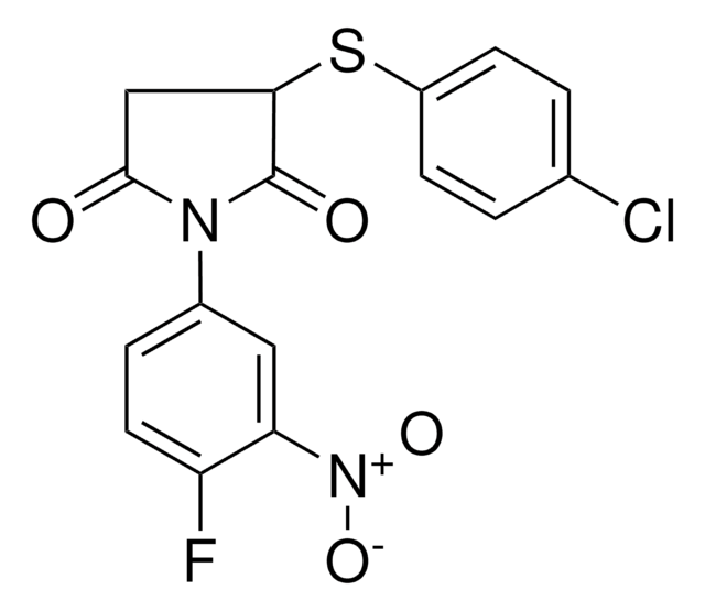 3 4 CHLOROPHENYL SULFANYL 1 4 FLUORO 3 NITROPHENYL 2 5