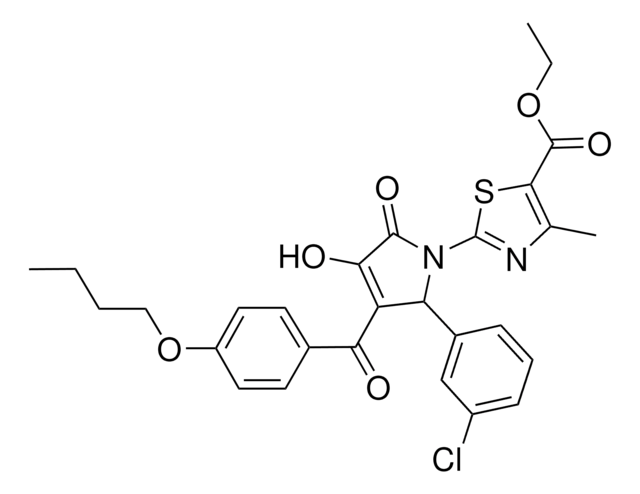 ETHYL 2 3 4 BUTOXYBENZOYL 2 3 CHLOROPHENYL 4 HYDROXY 5 OXO 2 5