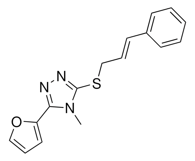 CINNAMYL 5 2 FURYL 4 METHYL 4H 1 2 4 TRIAZOL 3 YL SULFIDE AldrichCPR