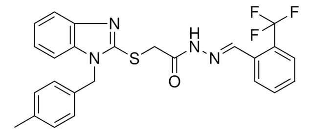 2 1 4 METHYLBENZYL 1H BENZIMIDAZOL 2 YL SULFANYL N E 2