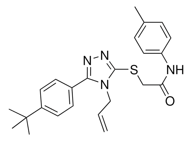 2 4 ALLYL 5 4 TERT BUTYLPHENYL 4H 1 2 4 TRIAZOL 3 YL SULFANYL N 4