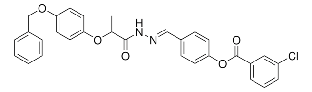 Benzyloxy Phenoxy Propanoyl Carbohydrazonoyl Phenyl