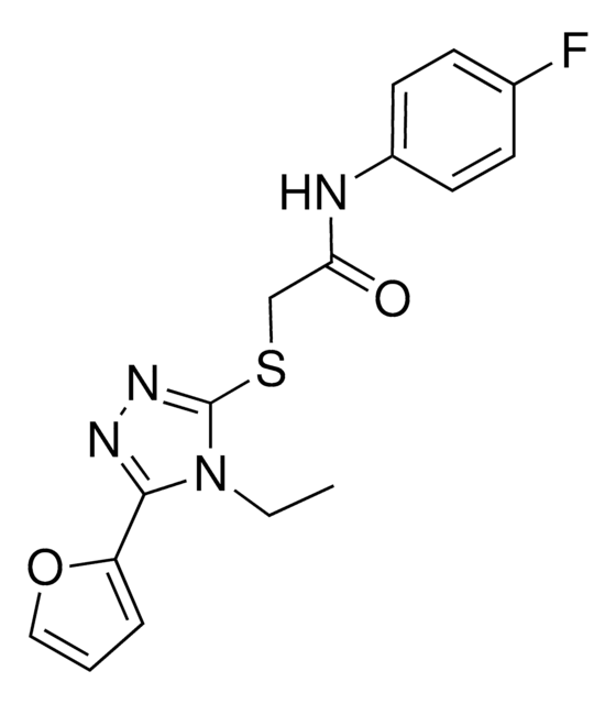 Ethyl Furyl H Triazol Yl Thio N Fluorophenyl