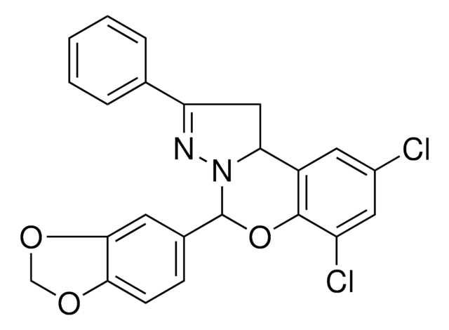 5 1 3 BENZODIOXOL 5 YL 7 9 DICHLORO 2 PHENYL 1 10B DIHYDROPYRAZOLO 1