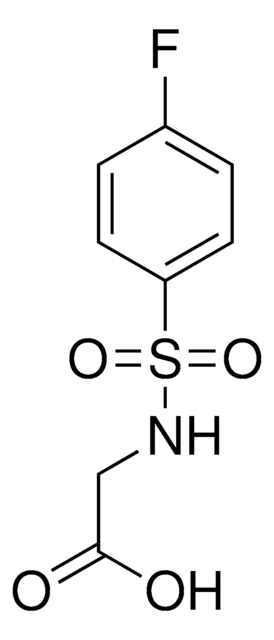 2 4 Fluorophenyl Sulfonyl Amino Acetic Acid AldrichCPR Sigma Aldrich