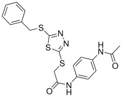 N Acetylamino Ph Benzylthio Thiadiazol Yl Thio