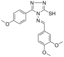 4 3 4 DI MEO BENZYLIDENE AMINO 5 4 MEO PH 4H 1 2 4 TRIAZOL 3 YL