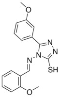 4 2 METHOXYBENZYLIDENE AMINO 5 3 METHOXYPHENYL 4H 1 2 4 TRIAZOLE 3