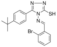 4 2 BR BENZYLIDENE AMINO 5 4 TERT BUTYL PH 4H 1 2 4 TRIAZOL 3 YL