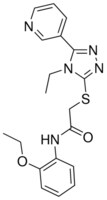 N 2 ETHOXYPHENYL 2 4 ET 5 3 PYRIDINYL 4H 1 2 4 TRIAZOL 3 YL THIO