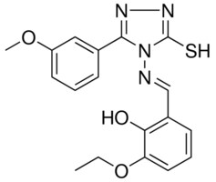 2 ETHOXY 6 3 MERCAPTO 5 3 MEO PHENYL 4H 1 2 4 TRIAZOL 4 YL IMINO