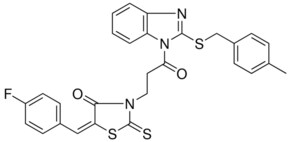 E Fluorobenzylidene Methylbenzyl Sulfanyl H