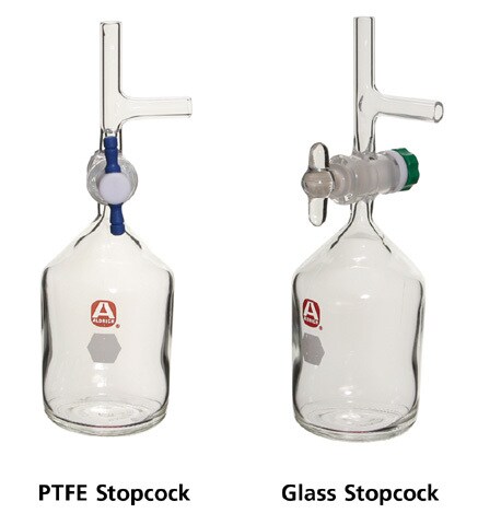 Storage bottles without joints capacity 125 mL, PTFE stopcock | Sigma ...